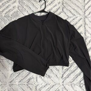 ALO Yoga Classic Black Zip-Up Jacket